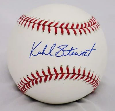 Béisbol autografiado por Kohl Stewart Minnesota Twins OMLB certificado de autenticidad LOM (BSB310) Foto 1 de 2
