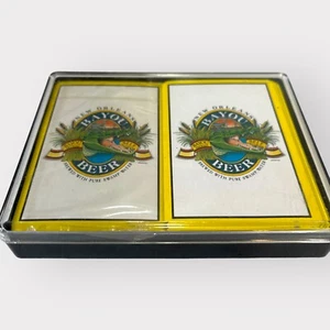 Vintage Bayou Beer Playing Cards New Orleans Swamp Water Complete One Sealed - Picture 1 of 5