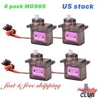 4 Pack MG90S Metal Gear Micro Servo for Boat Car Plane RC Helicopter Arduino
