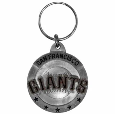 Chaveiro de metal 3D San Francisco Giants beisebol licenciado pela liga principal de beisebol - Imagem 1 de 3