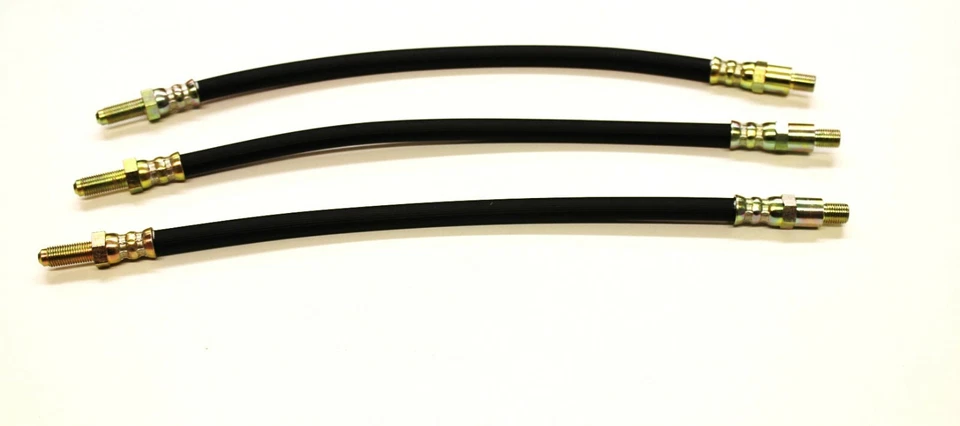 FORD POPULAR 100E & PREFECT 107E 1954-1962  CAR SET OF 3 BRAKE HOSES - Image 1 of 1
