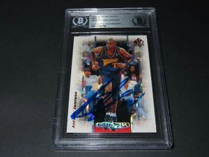 Tarjeta auténtica Antawn Jamison firmada 1998-99 SP #2K4 autógrafo Beckett certificado de autenticidad - Imagen 1 de 5