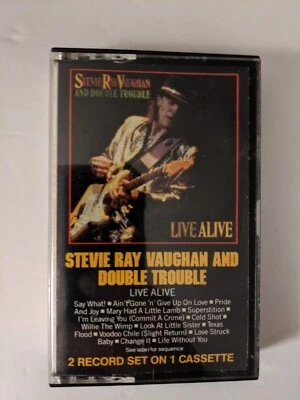 Live Alive by Stevie Ray Vaughan/Stevie Ray Vaughan & Double Trouble (Cassette) - Image 1 of 3