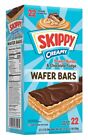 SKIPPY Creamy Peanut Butter Chocolate Fudge Wafer Bars 22 Ct Biscuits Cookies