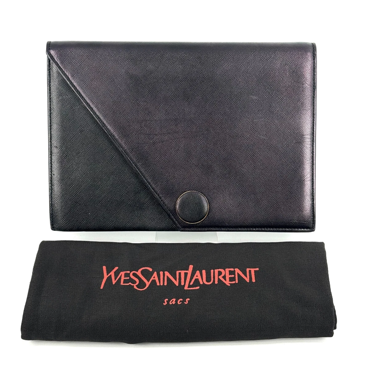 Saint Laurent Black Clutch Bags & Handbags for Women for sale | eBay