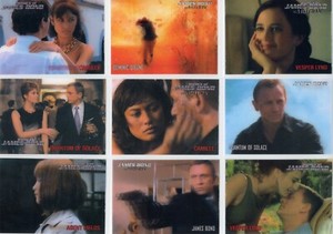 2010 James Bond Heroes & Villains Complete 9-Card LENTICULAR MOTION Insert Set