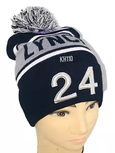 Lynch #24 Football Player Knit Pom Beanie - Picture 1 of 4