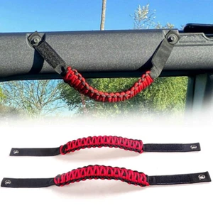 For Ford For Bronco 2021 2022 Roll Bar Grab Handles Car Grip Handle Red Parts AS - Picture 1 of 6