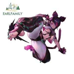 EARLFAMILY 5.1" Juri Sexy Feet Waifu Car Decals Cool Girl Hentai Vinyl Stickers - Picture 1 of 7
