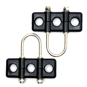 U-Bolt 3 Hose Holder 3 Hole Poly Clamp 3/4” Mass Parts MP-2008AC Lot of 2 - Bild 1 von 5