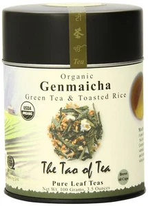  Genmaicha Green Tea And Toasted Rice Loose Leaf 3.5 Ounce Tin - Picture 1 of 7