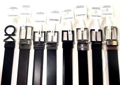 Cinturones reversibles para hombre Calvin Klein CK - negro/marrón - elige la talla - ver nota Foto 1 de 3