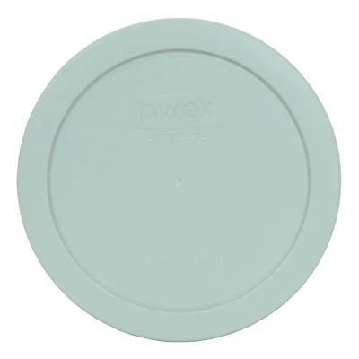 Pyrex 7201-PC 4 Cup Muddy Aqua Blue Round Plastic Storage Lid for Glass Bowl New