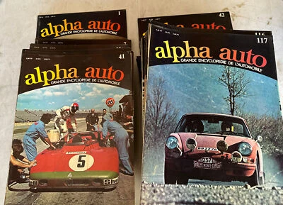 Lot 117 Magazine Alpha Auto Tbe Tome 1 A 117 Rare  Revue Ancienne Français - Photo 1/4