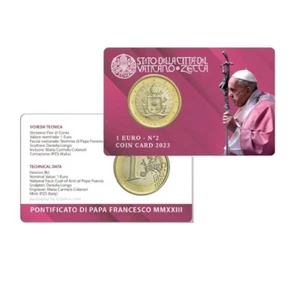 Vaticano 2023 [MND] 1 €. Coincard nº 2 (SC) - Bild 1 von 1