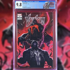 CUBIERTA VARIANTE VENOM #27 INHYUK LEE A CGC 9.8 CASI NUEVO/MT 1A APLICACIÓN CÓDICE DYLAN BROCK - Imagen 1 de 1