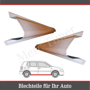 Volkswagen Polo 6N2 1999-2001 chapa de reparación umbral lateral inferior par L+R - Imagen 1 de 7