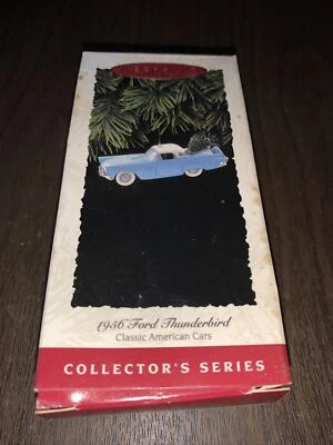Hallmark 1956 Ford Thunderbird clásico adorno de recuerdo americano Navidad 1993 Foto 1 de 4
