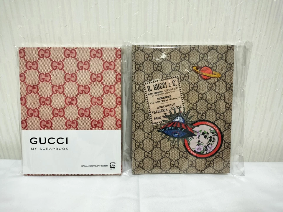 Gucci Baila Notebook 2 Set My Gucci Book & My Scrap Book Oggi Limited Japan New - Image 1 of 4