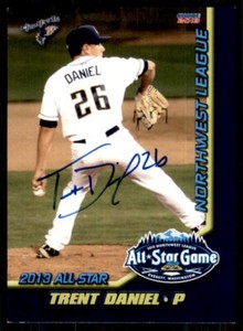 2013 Choice Northwest League All-Star Game Trent Daniel IP Signed Auto Tri-City