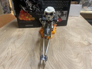 Star Wars Gentle Giant Kustomz Scout Trooper on Speeder Bike Rare Open Box - Picture 1 of 9