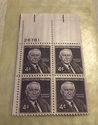 US Scott #1170, Plate Block #26783 1960 Walter George 4c - Image 1 of 2