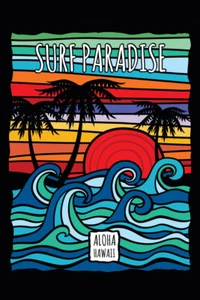 Surf Paradise Aloha Hawaii Vintage Travel Cool Wall Decor Art Print Poster 12x18 - Picture 1 of 10