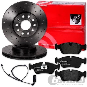 brembo GELOCHTE SPORT-BREMSSCHEIBEN+BELÄGE VORNE passend für BMW 3er E46 Z4 E85 - Afbeelding 1 van 4