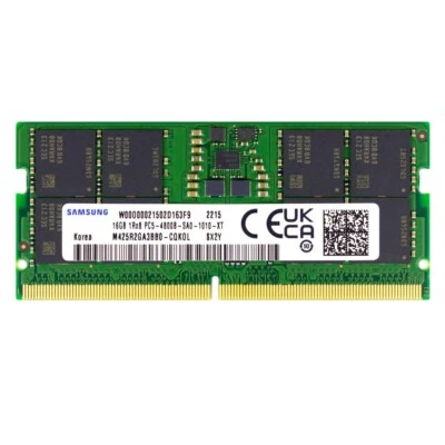 Samsung 16GB DDR5 4800MHz PC5-38400 SODIMM Laptop Memory Ram M425R2GA3BB0-CQK - Image 1 of 4