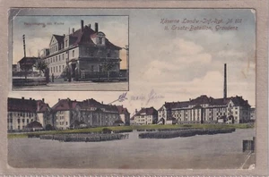 Ansichtskarte Graudenz - Kaserne Landwehr-Infanterie-Regiment 101 - Haupteingang - Picture 1 of 2
