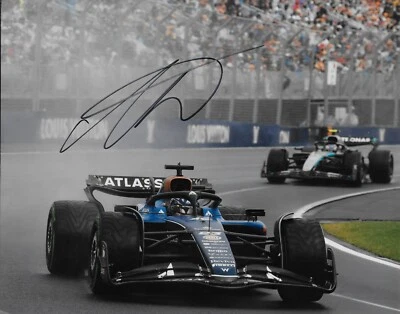 Signed Alexander Alex Albon Formula 1 Williams Racing 8x10 Photo #3 Original - Image 1 of 2