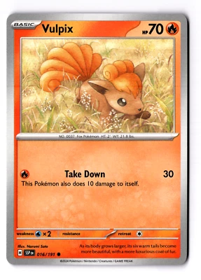 Vulpix 016/191 Sv08: Surging Sparks Regular - Image 1 of 3