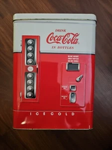 Coca Cola Tin of a Coke Machine by Golden Harvest 1997 Collectible - Picture 1 of 6