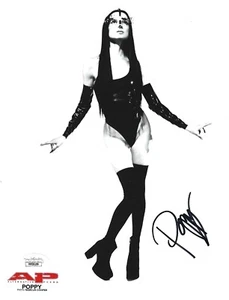 POPPY Moriah Rose Pereira cantante VERA foto promozionale AP firmata a mano #2 JSA COA - Foto 1 di 2