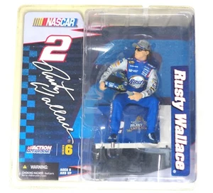 2005 NASCAR Rusty Wallace 2 Series 6 McFarlane Figure - Picture 1 of 4