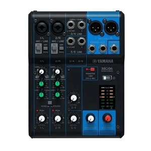 Yamaha MG06 Analog Mixing Console 6-Input Mixer - Picture 1 of 3