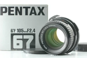 [SIN USAR en caja] Lente SMC PENTAX 67 105mm f2.4 último modelo para 6x7 67 II de JPN - Imagen 1 de 9