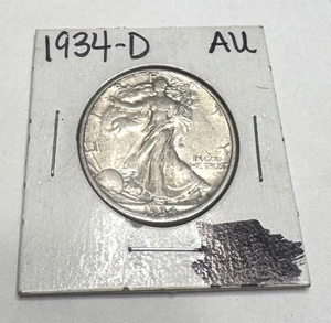 Walking Liberty 1934D medio dólar au tienda liquidación venta - Imagen 1 de 2