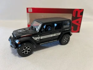 1:22 Jeeps Wrangler Rubicon Car Model Alloy Diecast Toy Vehicle Gift Sound Light - Picture 1 of 48
