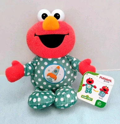 Playskool Friends Sesame Street Bedtime ELMO Plush 9" w/tag, 2016 - Image 1 of 4