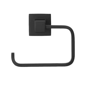 Glacier Bay Farrington Wall Mounted Towel Ring in Matte Black - Picture 1 of 2