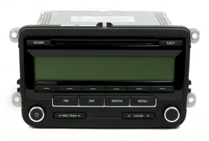 2011-14 Volkswagen Golf AM FM Radio Single CD Player Code Included ID 1K0035164A - Picture 1 of 6