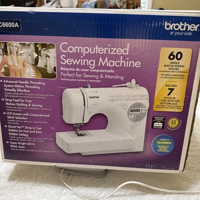 Brother Sewing Machine SC6600A Computerized Sewing Machine - New Sealed Box - Image 1 of 4