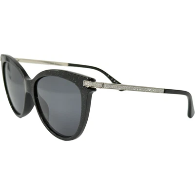 Jimmy Choo Axelle GS Womens Plastic Sunglass 0DXF Glitter Black 56-16 - Image 1 of 4