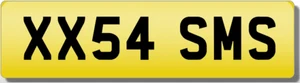 SMS XX XXS EXCESS 54 SEXY INITIALS  Private CHERISHED Registration Number Plate - Picture 1 of 1