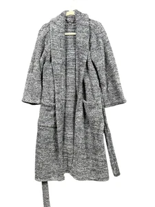 Barefoot Dreams CozyChic Strickjacke Damen Größe 1 Grau Gürtel Morgenmantel Pullover - Bild 1 von 6