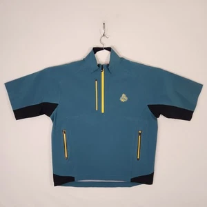 Footjoy Dryjoys Tour XP Short Sleeve Half Zip Jacket Men's Size Large Green - Picture 1 of 8