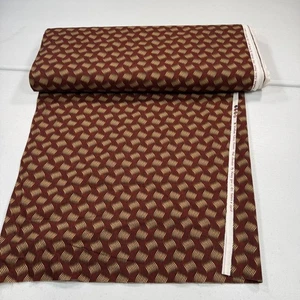 Vintage Windham Steppstoff braun Streifen Patches Platz Baumwolle 43x496 13,7 Jahre - Bild 1 von 8
