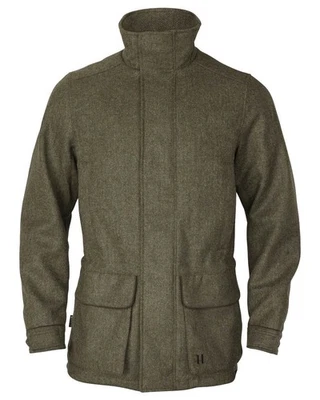 Harkila Men's Kenmore GTX Jacket - Forest Green/Herringbone NEW Tweed Coat - Image 1 of 4