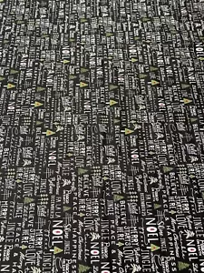 Fat Quarter Merry Starts Here By Sweetwater For  Moda Christmas Script Fabric - Picture 1 of 5